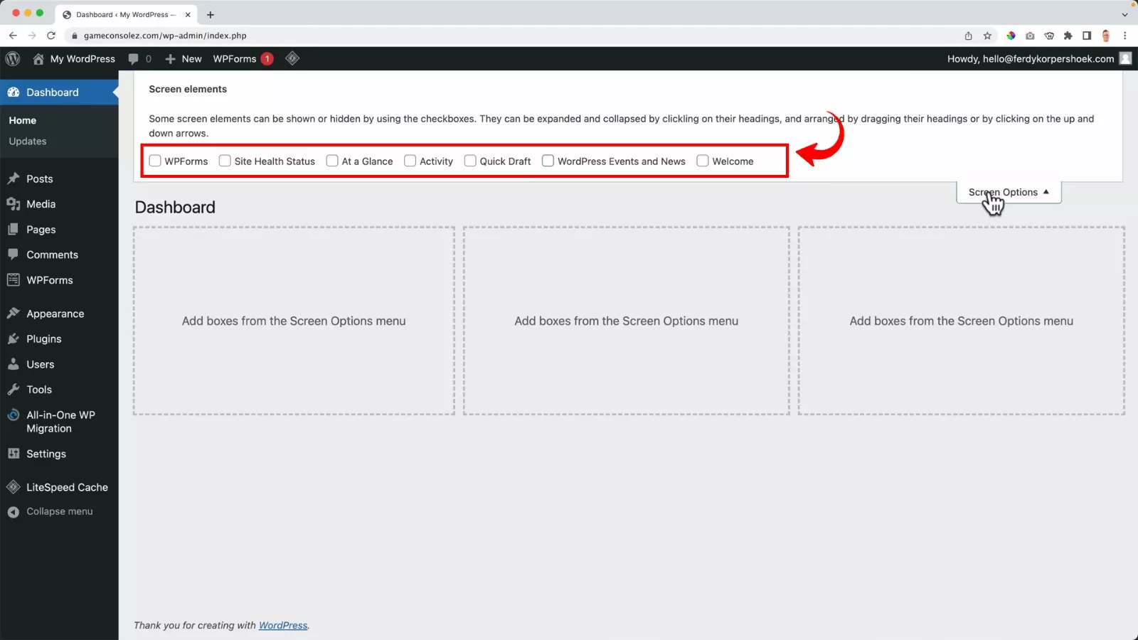 Clean up WordPress